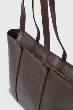 Faux Leather Tote Bag