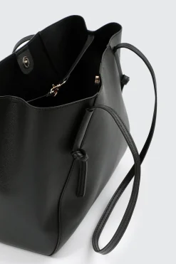 Faux Leather Tote Bag