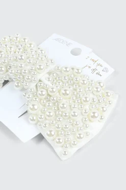 Faux Pearl Bow Hair Clip
