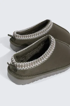 Faux Sheepskin Clogs
