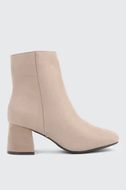 Faux Suede Ankle Boots