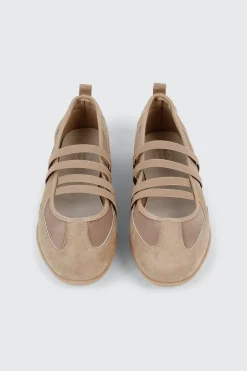 Faux Suede Ballet Sneakers