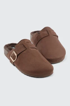 Faux Suede Clogs
