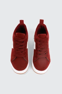 Faux Suede Contrast Sneakers