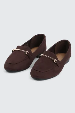 Faux Suede Loafers
