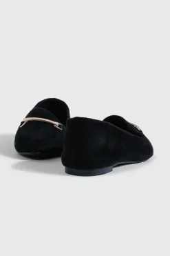 Faux Suede Pointy Toe Flats