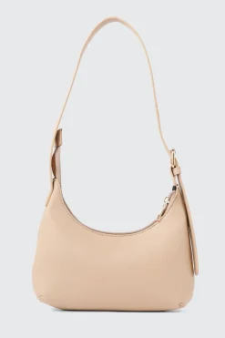 Faux Suede Shoulder Bag