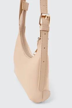 Faux Suede Shoulder Bag