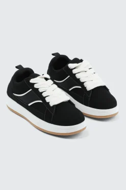 Faux Suede Sneakers