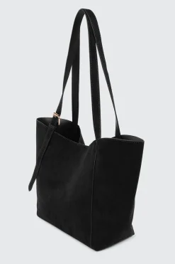 Faux Suede Tote