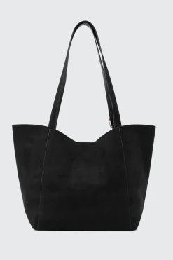 Faux Suede Tote