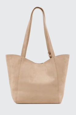 Faux Suede Tote