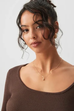 Fine Knit Square Neck Sweater