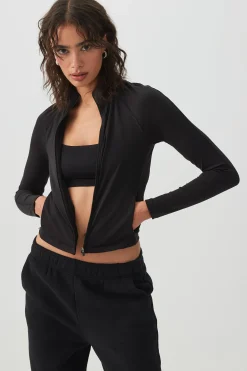 Fitted Zip Up Top