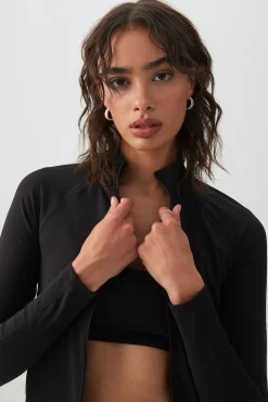 Fitted Zip Up Top