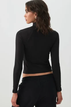 Fitted Zip Up Top