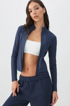 Fitted Zip Up Top