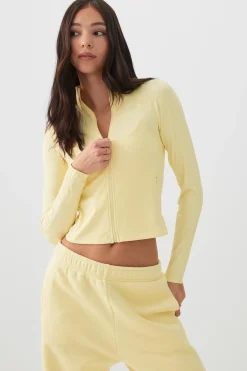 Fitted Zip Up Top