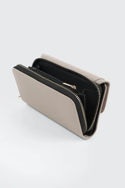 Flap Wallet with Coin Compartment