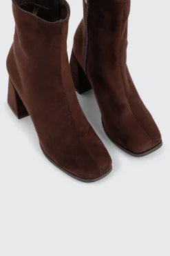 Flare Heel Ankle Boots