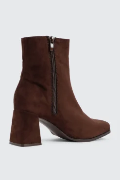 Flare Heel Ankle Boots