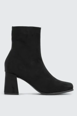 Flare Heel Ankle Boots