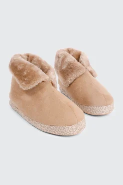Flip Collar Bootie Slippers