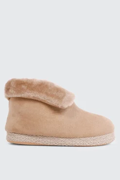 Flip Collar Bootie Slippers