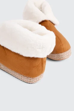 Flip Collar Bootie Slippers
