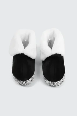 Flip Collar Bootie Slippers