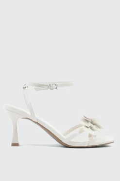 Floral Ankle Strap Sandals
