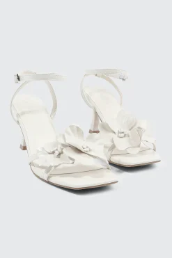 Floral Ankle Strap Sandals