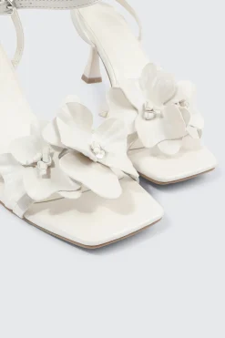 Floral Ankle Strap Sandals