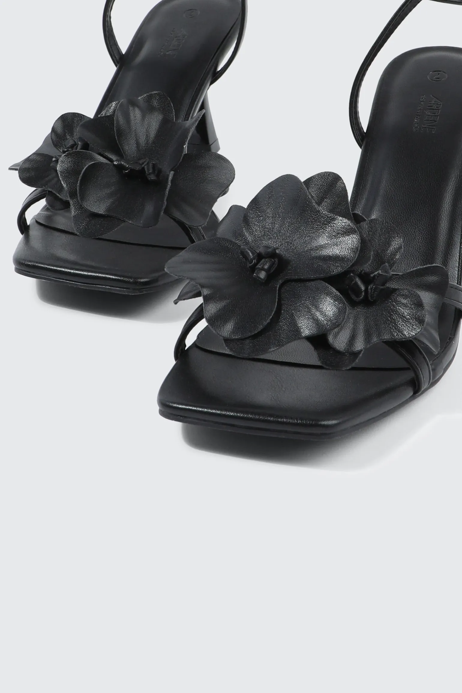 Floral Ankle Strap Sandals
