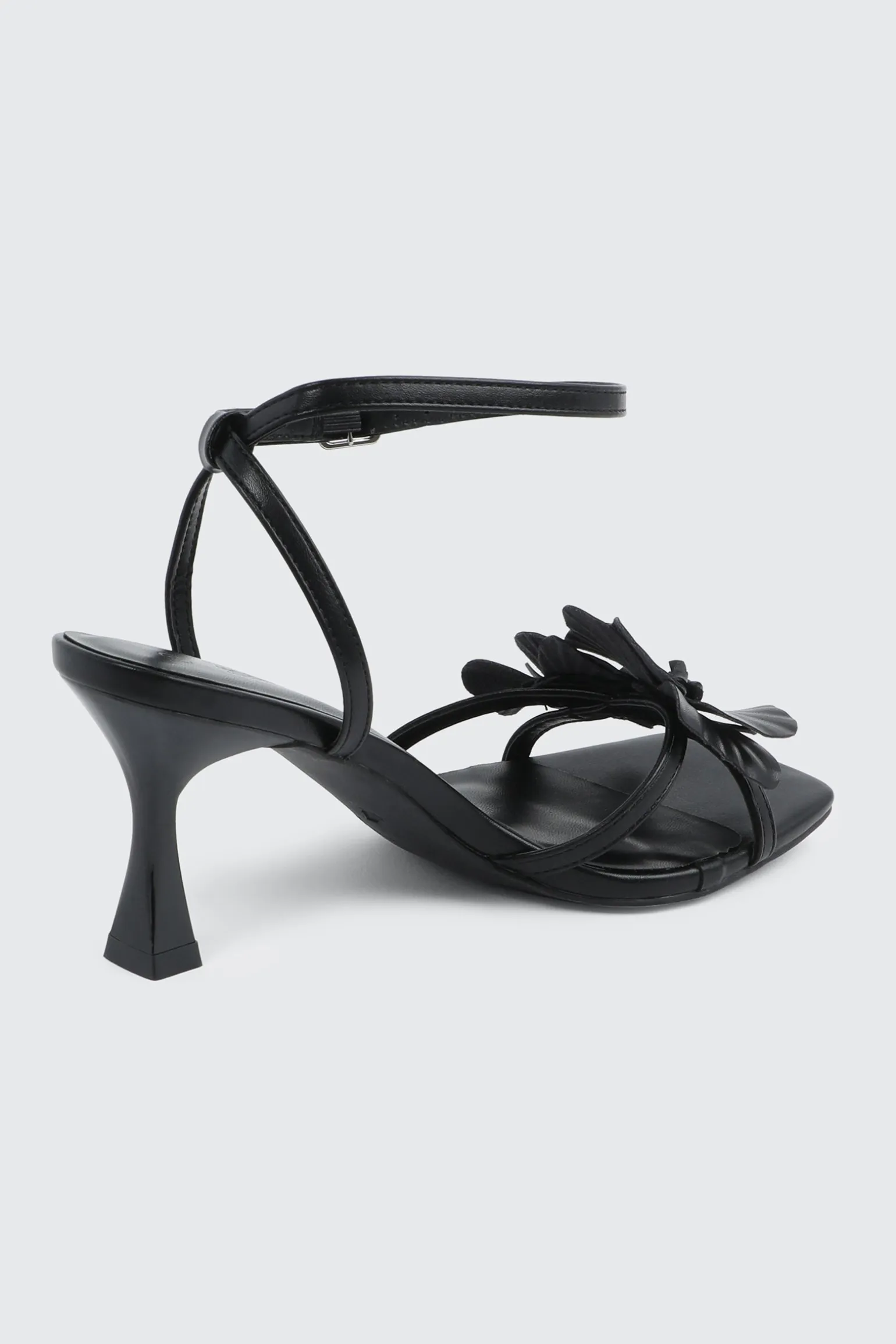 Floral Ankle Strap Sandals