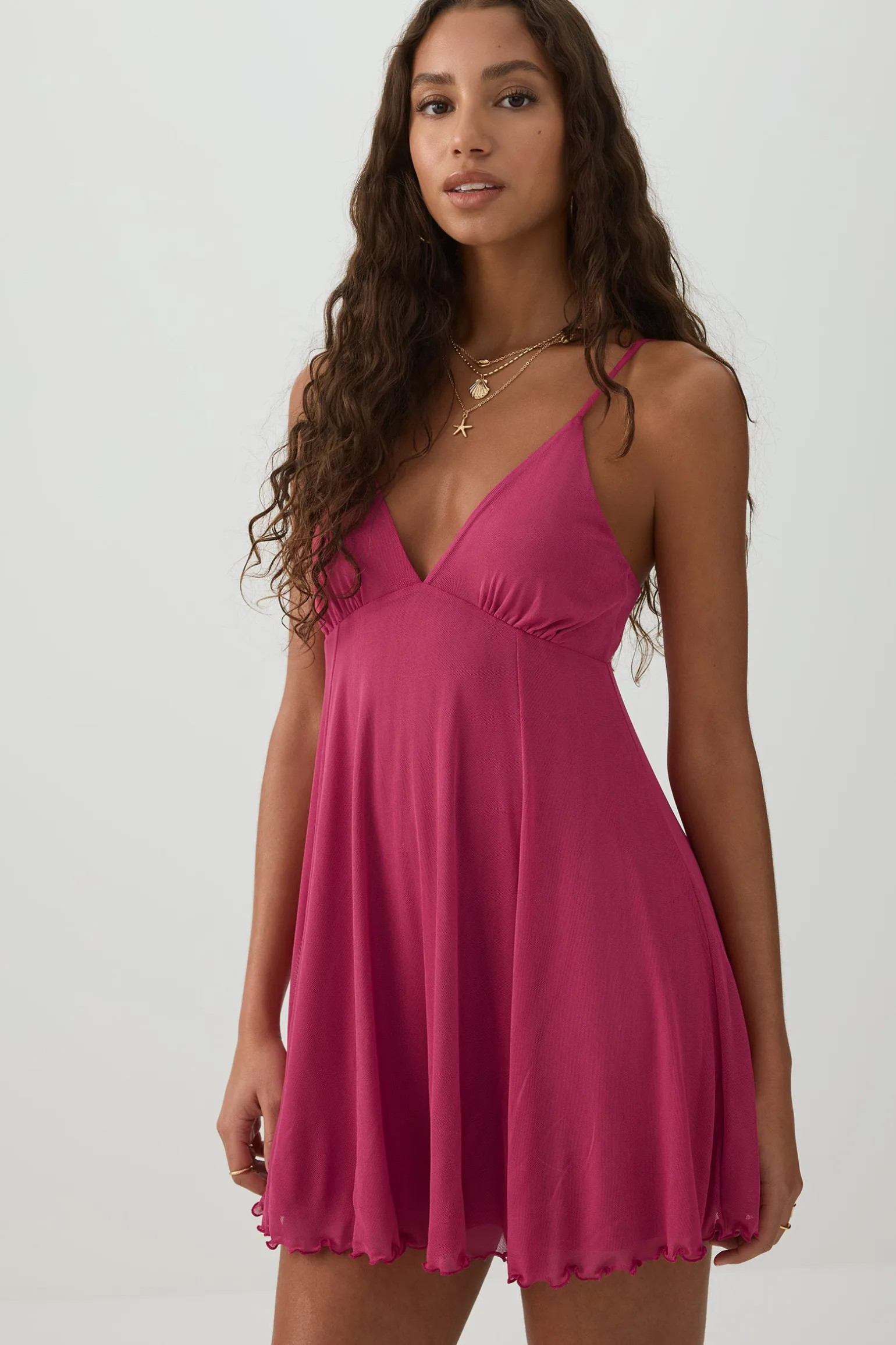 Floral Baby Doll Mini Dress