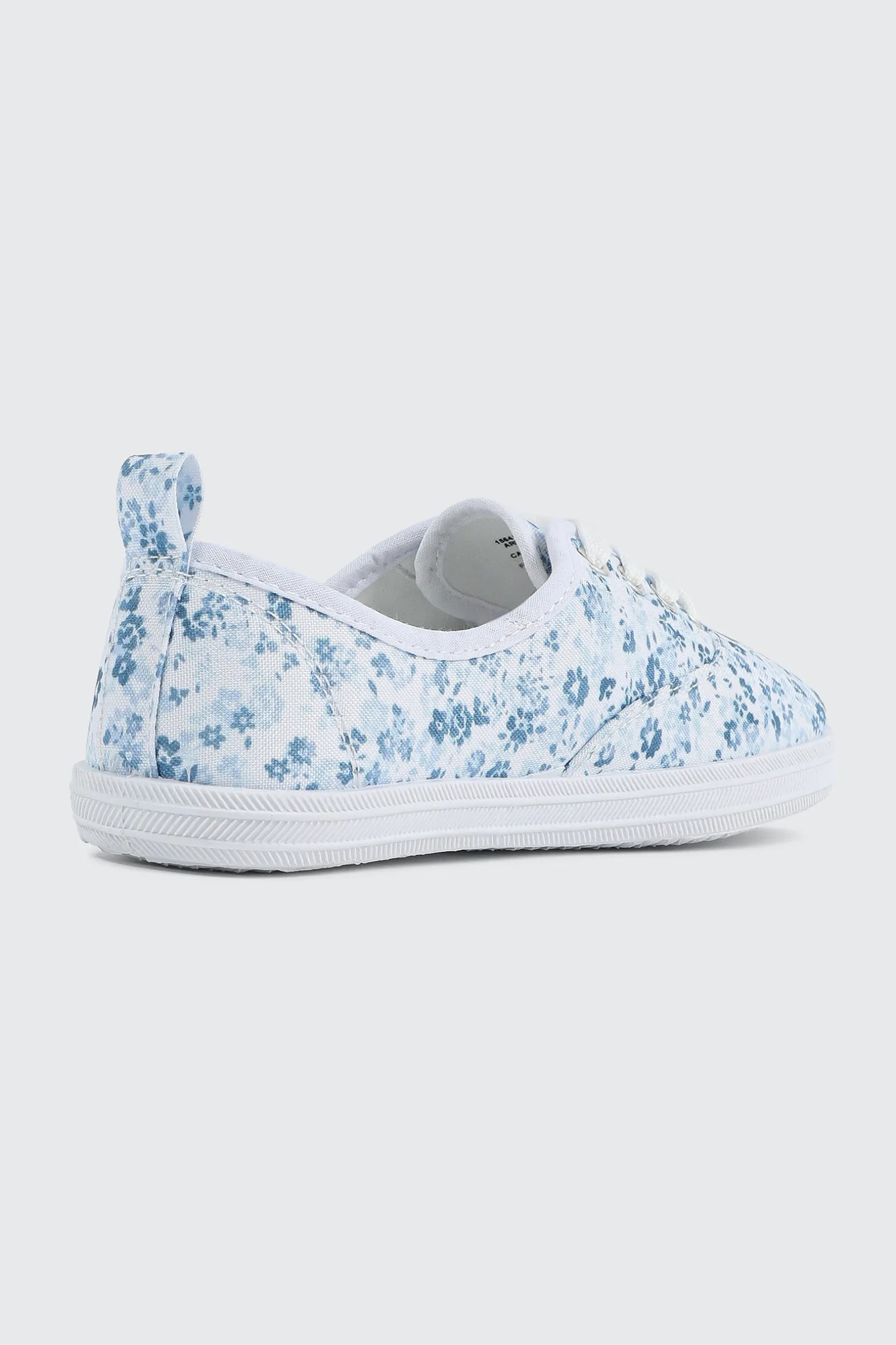 Floral Lace up Sneakers