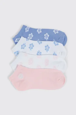 Floral Print Ankle Socks