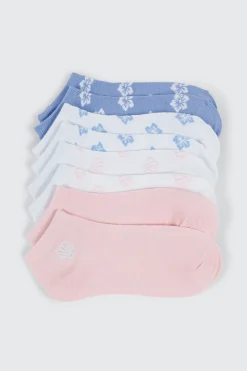 Floral Print Ankle Socks