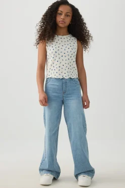 Floral Smocked Cropped Tank