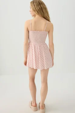 Floral Smocked Mini Romper