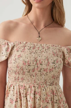 Floral Tiered Midi Dress