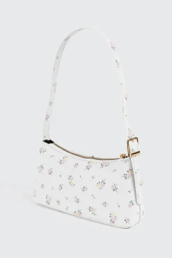 Flower Print Shoulder Bag