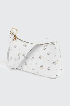 Flower Print Shoulder Bag