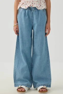 Flowy Denim Pants