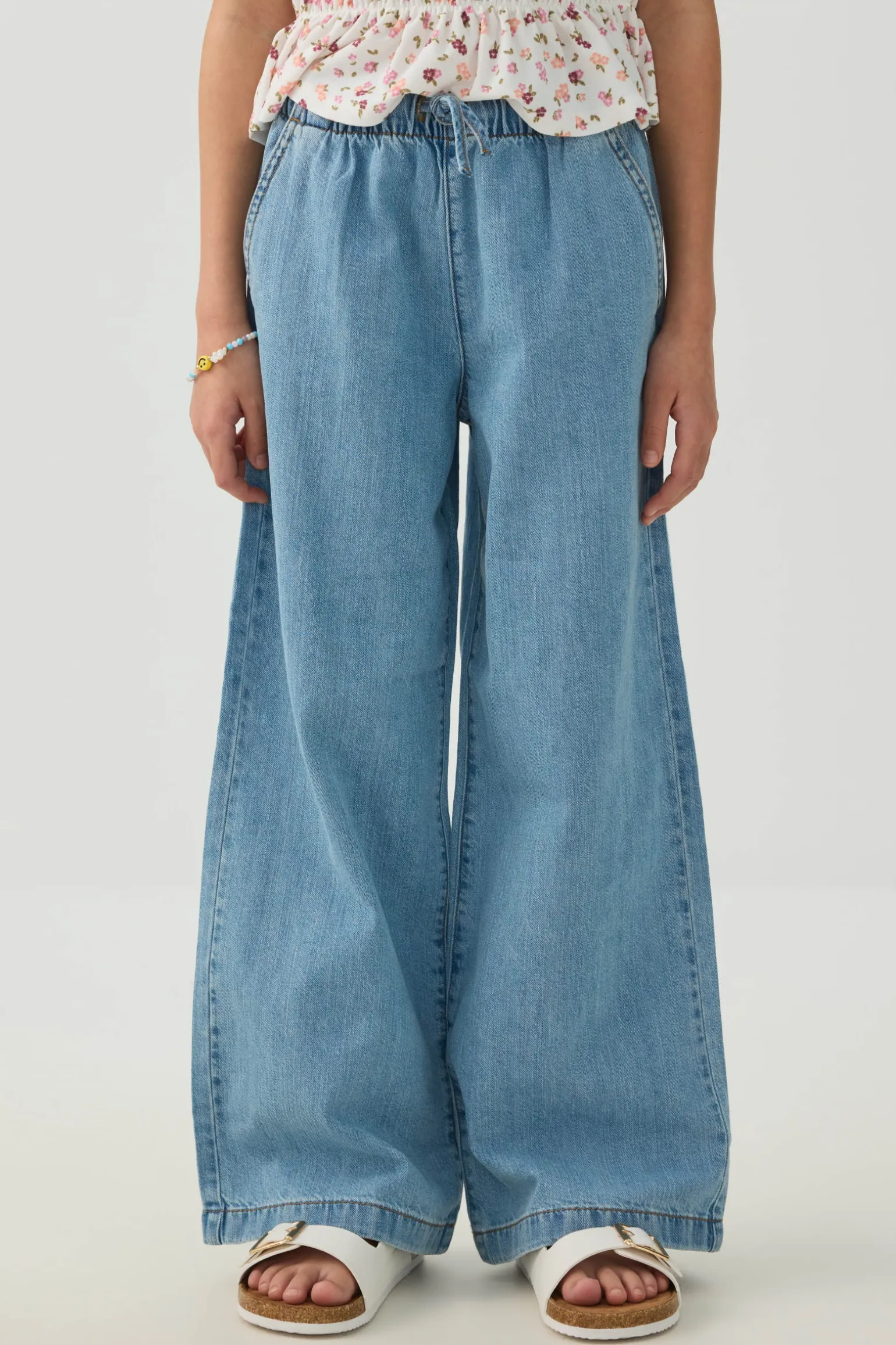 Flowy Denim Pants