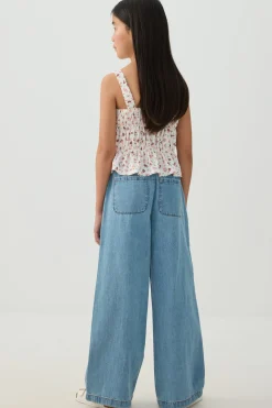 Flowy Denim Pants