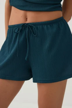 Flowy Seersucker Shorts