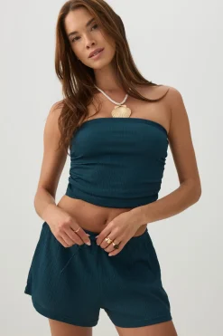 Flowy Seersucker Shorts