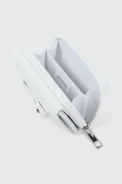 Folded Wallet with Heart Charm Detail